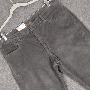 Copper & Oak Supply Co Mens Gray Corduroy Pants 36x29 Stretch 5-Pocket 1897556